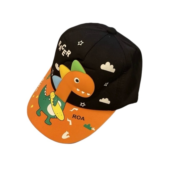 Toddler Adjustable Dino Skateboarding Hat - Picture 2 of 10